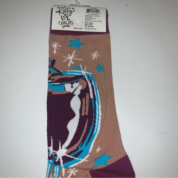 ☀️4/$15 Sale☀️ Primitives By Kathy ~ Lol Socks~ New~ One Size Fits Most - Picture 6 of 8